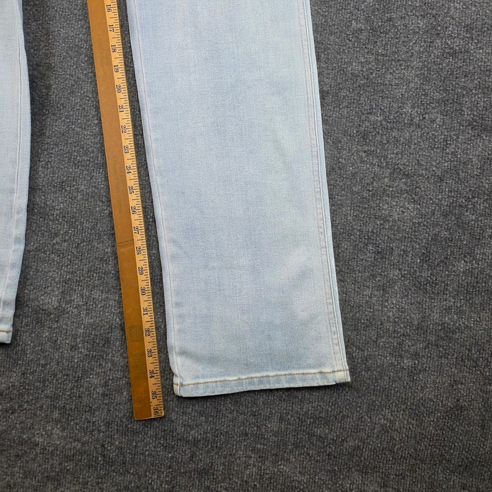 Wrangler 936 Slim Fit Cowboy Cut Jeans Mens 32x36 Light Wash ToughLite Stretch - Picture 8 of 9